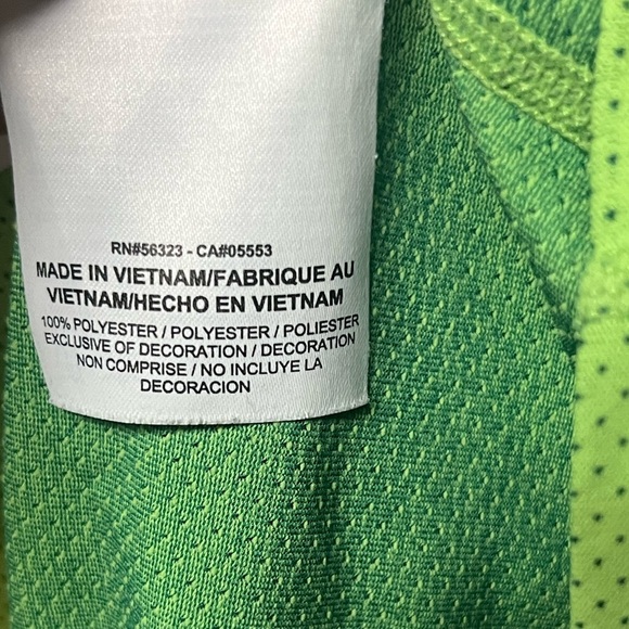 Nike | Shirts | Nike Vintage Mens Running Training Sport Vest Size. Lime Green - Picture 3 of 4